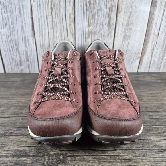 Dansko Paisley Suede Vibram Hiking Shoes Women's Sz 11-11.5 EU41 Maroon (VGC) - Picture 2 of 9